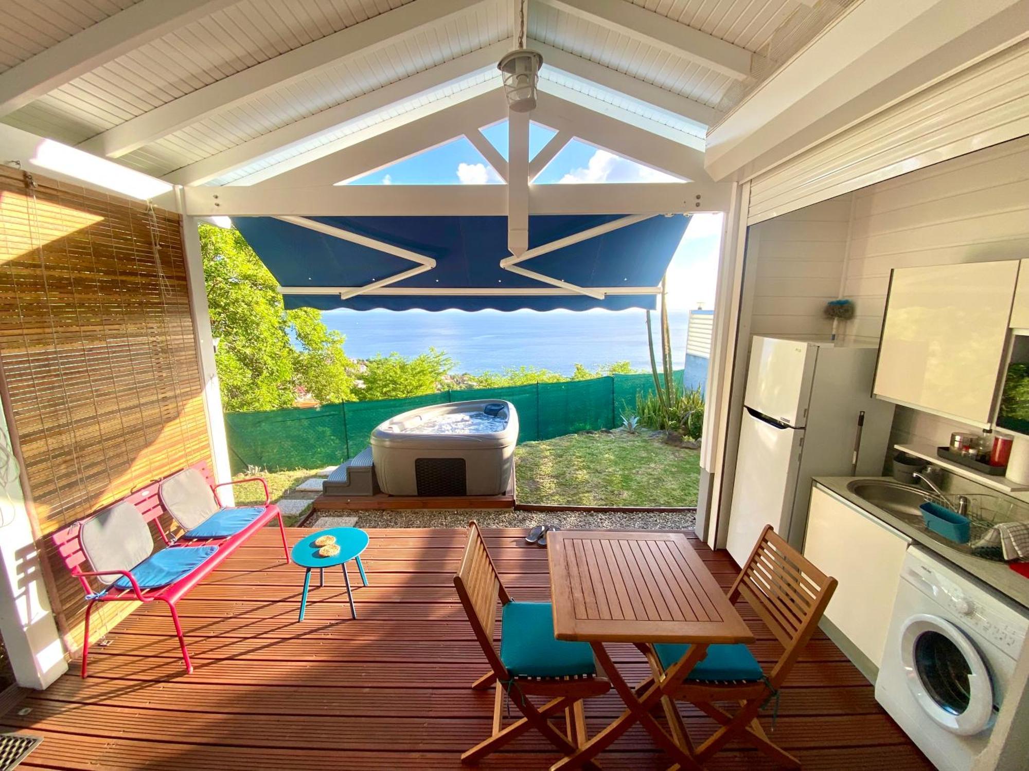 Bungalow Palbea Superieur Avec Spa Et Vue Mer Schoelcher Exterior foto